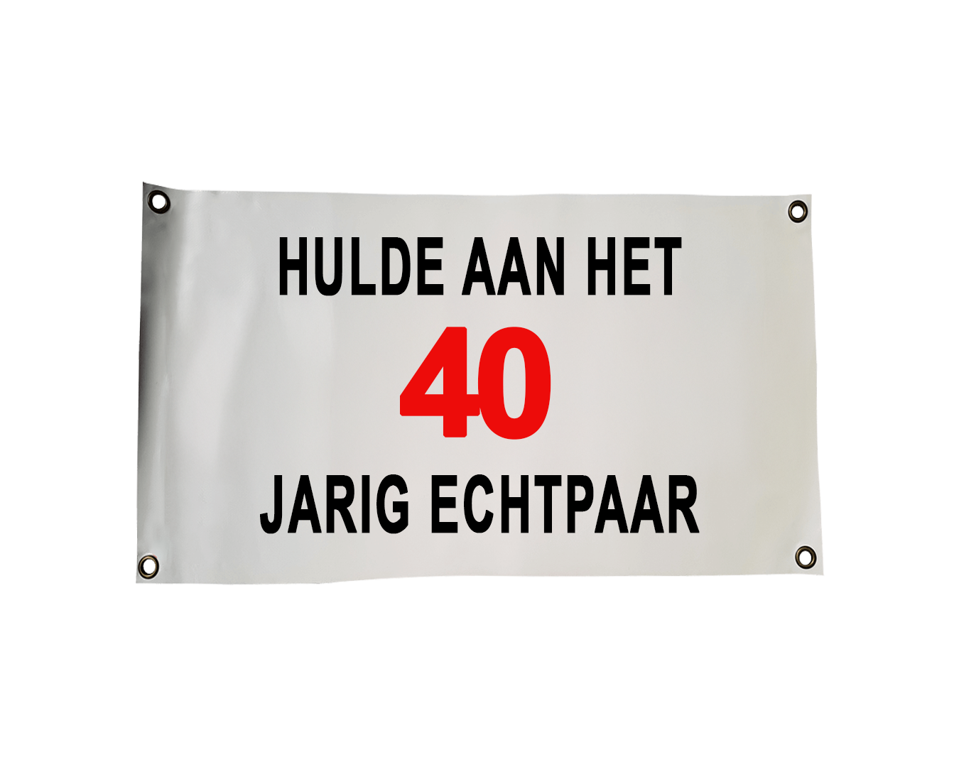 Banner ‘40 jaar echtpaar’
