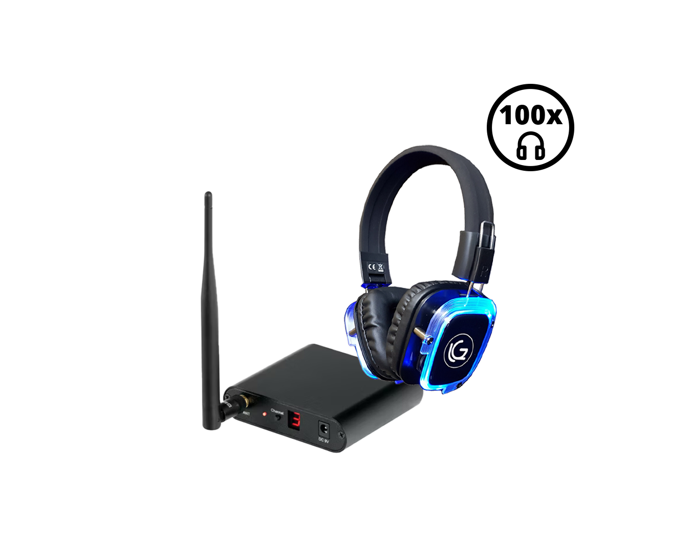 Silent Disco - 100 stuks